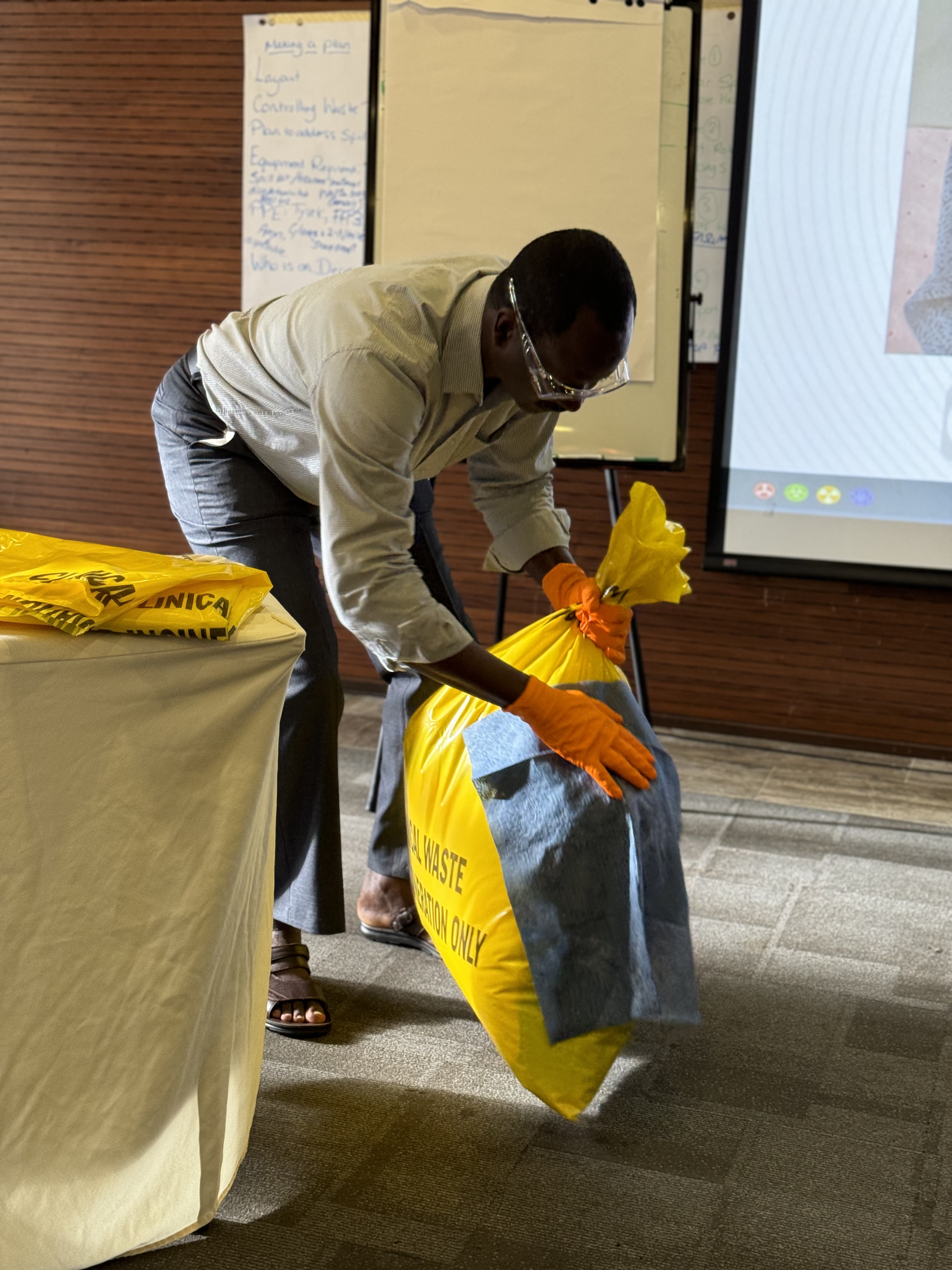 Train the Trainer for Seychelles and Kenya: ‘Biological waste management and dealing with infectious waste incidents’ 20