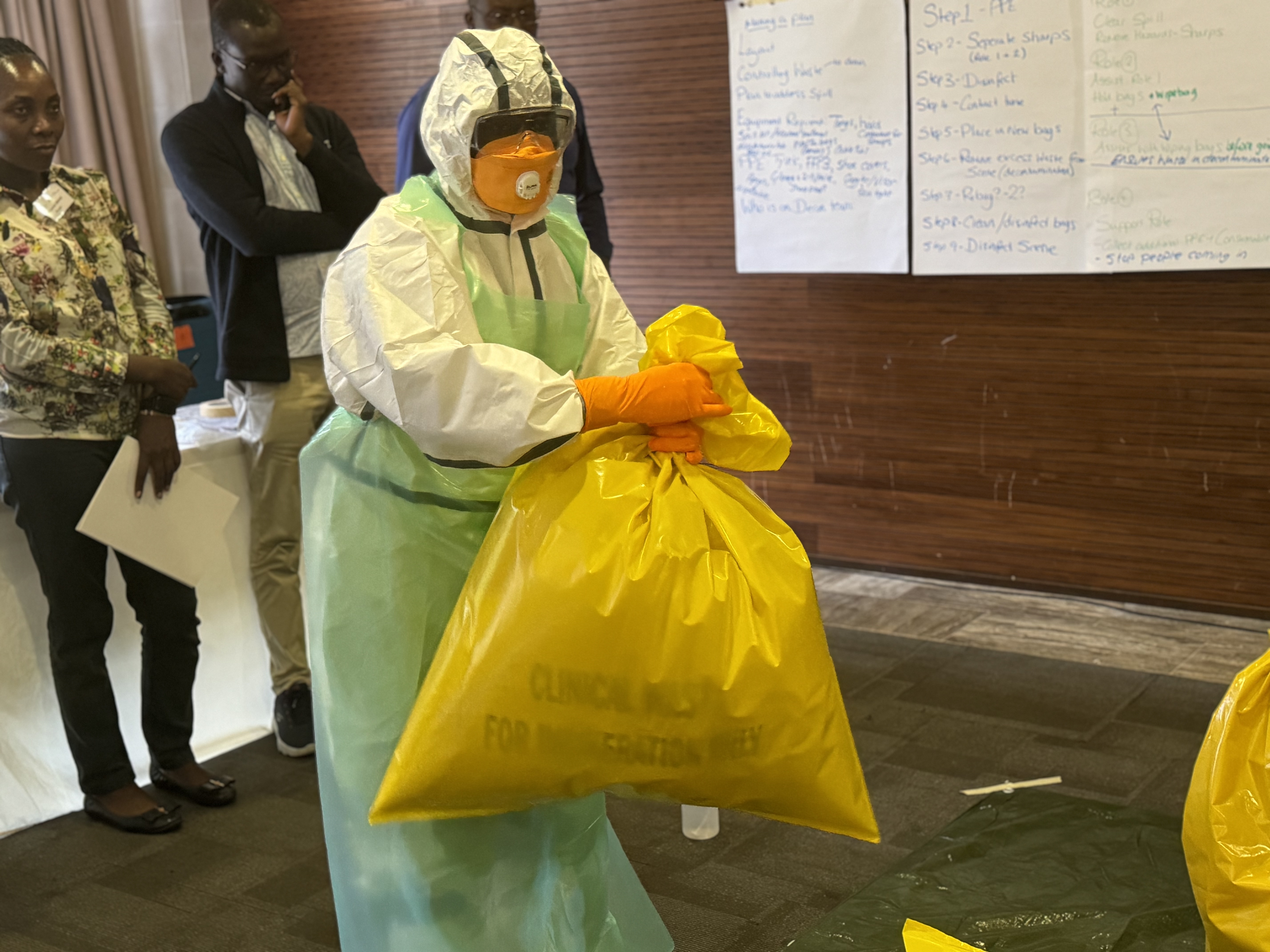 Train the Trainer for Seychelles and Kenya: ‘Biological waste management and dealing with infectious waste incidents’ 33