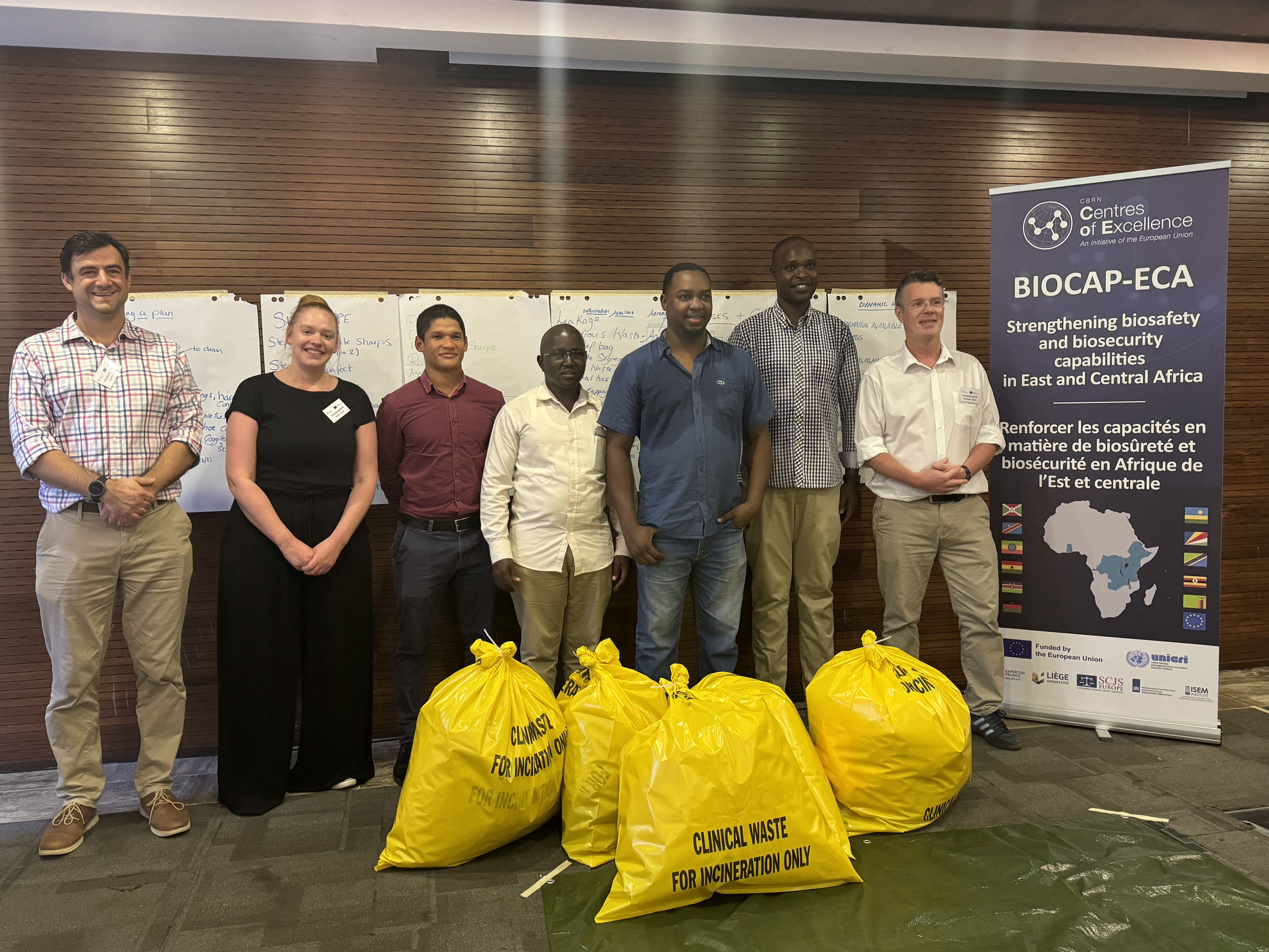Train the Trainer for Seychelles and Kenya: ‘Biological waste management and dealing with infectious waste incidents’ 36