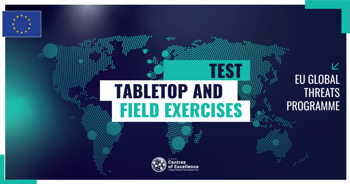 TEST Tabletop and field exercises