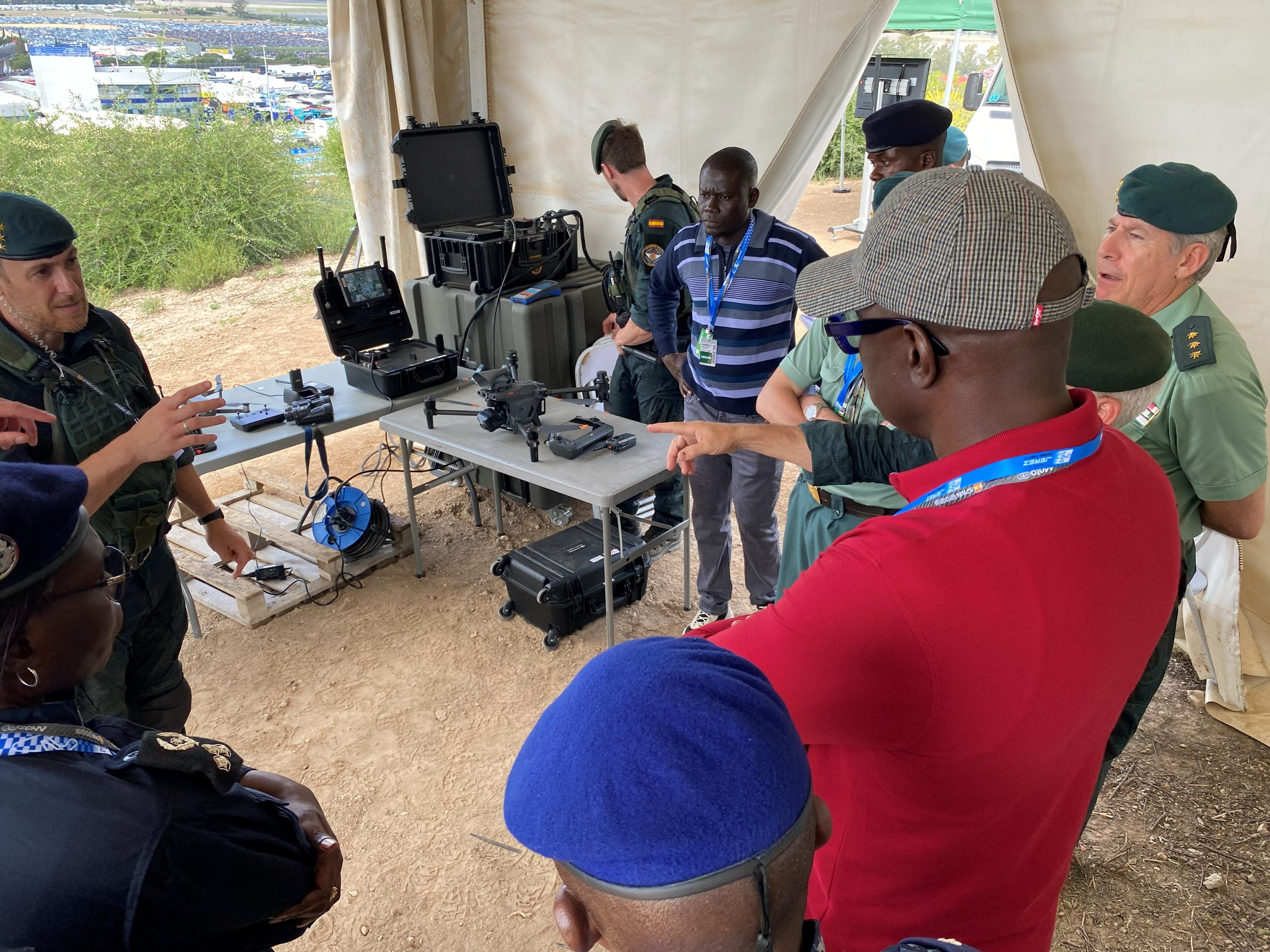 “Public Spaces +” Senegalese law enforcement delegation study visit to the Motorcycle Grand Prix in Jerez de la Frontera (Spain)