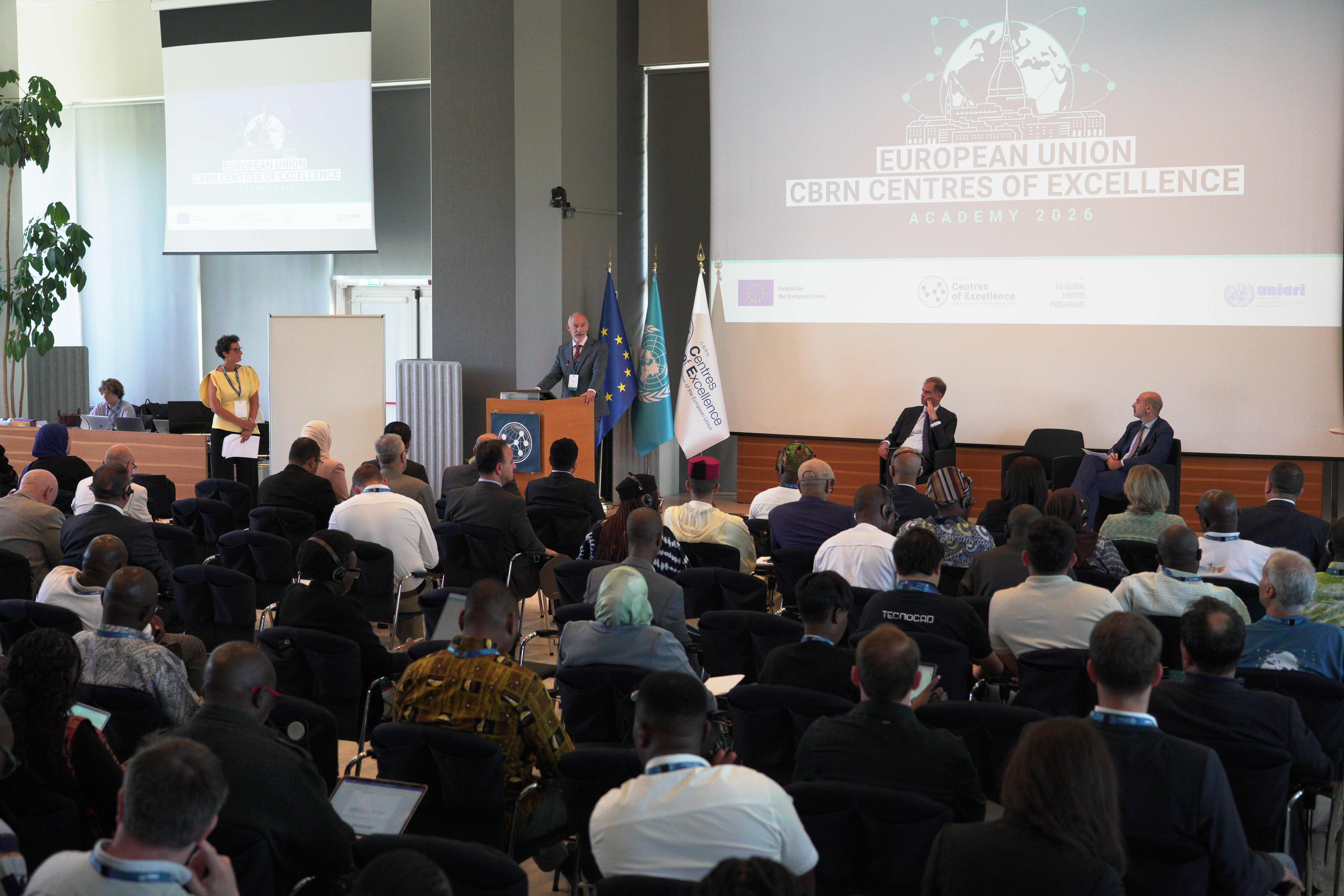 Global Security: over 70 Countries at the European Union CBRN Academy at the UN campus in Turin