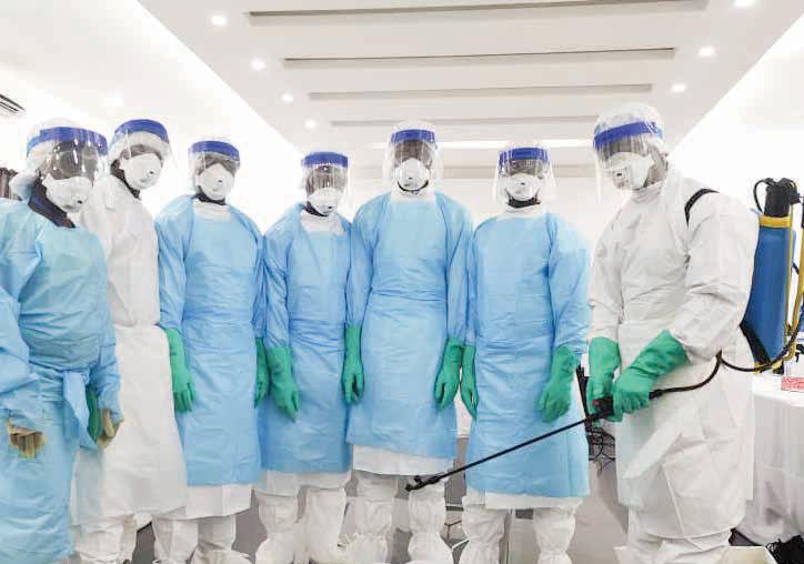 In-country workshop on safe and dignified burial of COVID-19 cases, Sierra Leone.