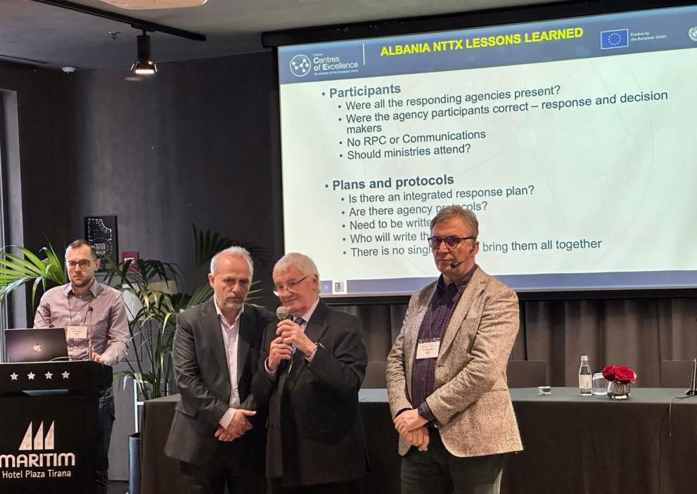 Albania Strengthens CBRN Emergency Medical Preparedness through National Table-top Exercise with EU CBRN CoE Support