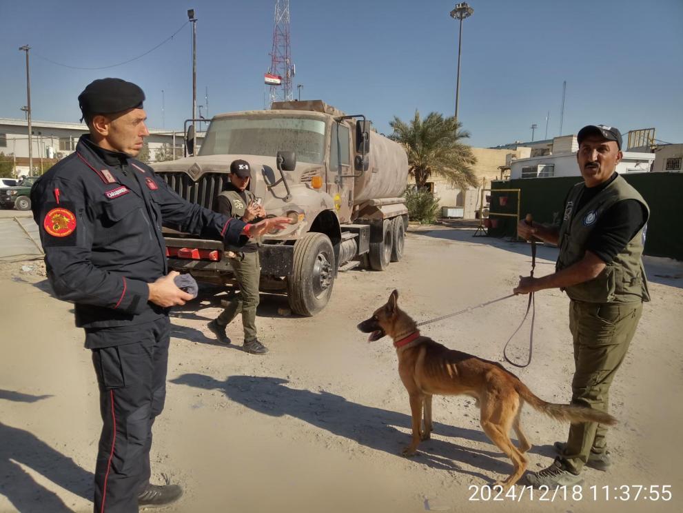 K9 Training Exercise with Anti-Narcotics Directorate