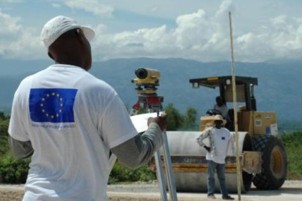 Funded by the EU t-shirt Haiti