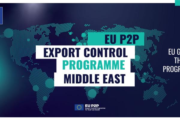 EU P2P export control programme Middle East
