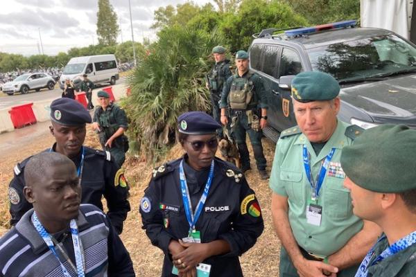 “Public Spaces +” Senegalese law enforcement delegation study visit to the Motorcycle Grand Prix in Jerez de la Frontera (Spain)