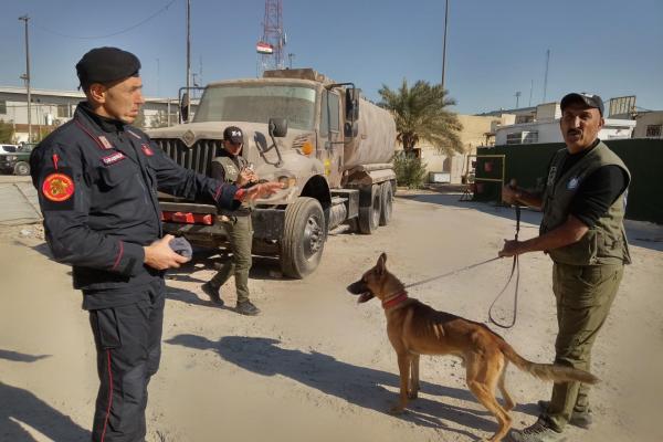 K9 Training Exercise with Anti-Narcotics Directorate