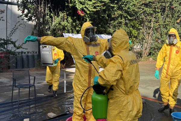 22 biosecurity professionals from 11 East and Central African countries faced a scenario training together as part of the Regional Field Training Exercise (FTX ECA 26) organised jointly by Projects 106 and 99 of the EU CBRN CoE.