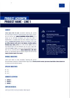EU Global Threatas programme - Project Factsheet thumbnail