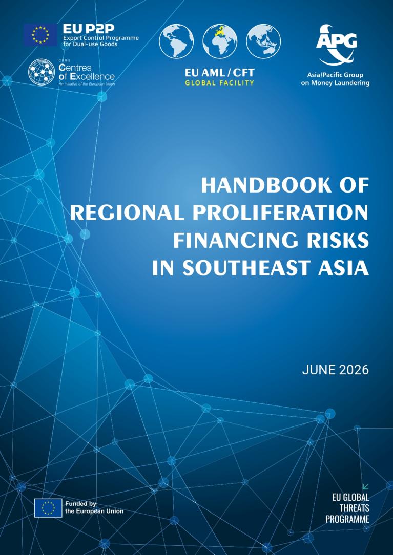 Handbook of Regional Proliferation Financing Risks in Southeast Asia cover page
